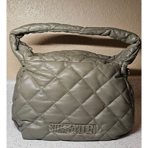 Steve Madden Quilted Top Handle Bag – Olive Green – New (No Tags)